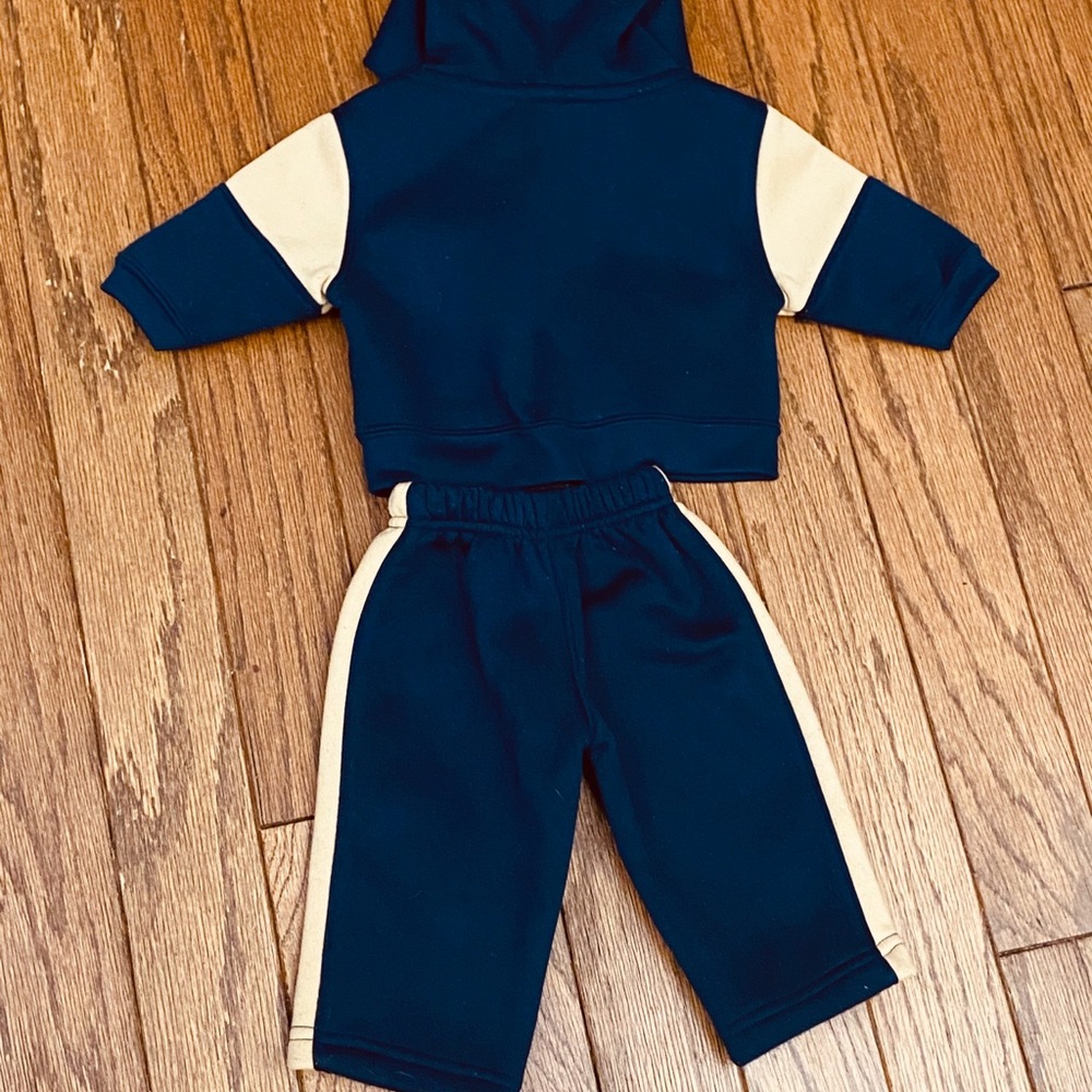 Infant Notre Dame Fleece warm up suit